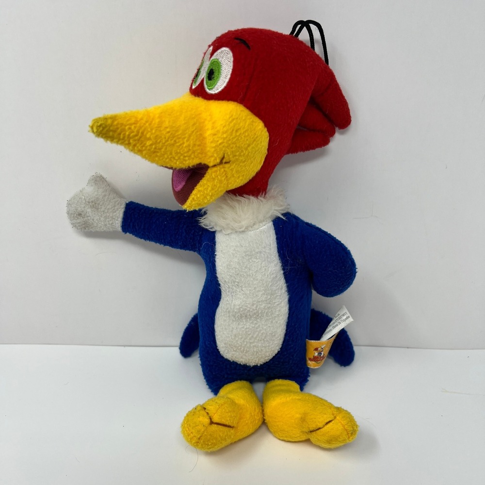 Universal Studios Woody Woodpecker Plush Toy sounds 11"‎ Cartoon Animated Bird